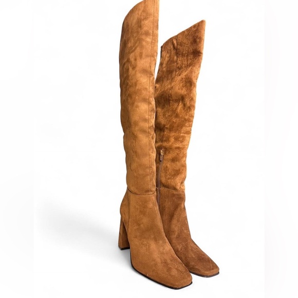 Nine West Brown Over the Knee Boots